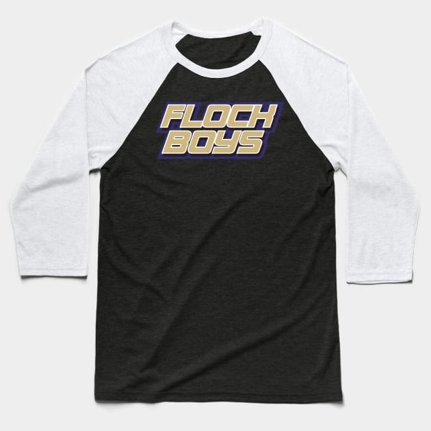 Flock Boys Baltimore Ravens Baseball T-Shirt by stayfrostybro